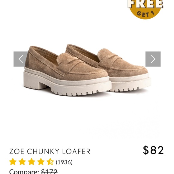 Patina Zoe chunky loafer size 9.5 - Picture 2 of 4